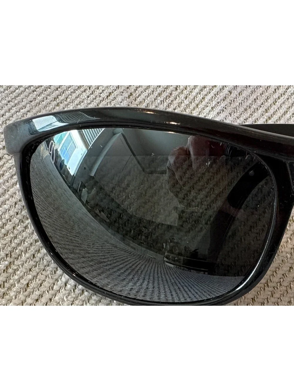 Vintage Maui Jim Typhoon MJ-168-02 Polarized Wrap Sunglasses - Gloss Black